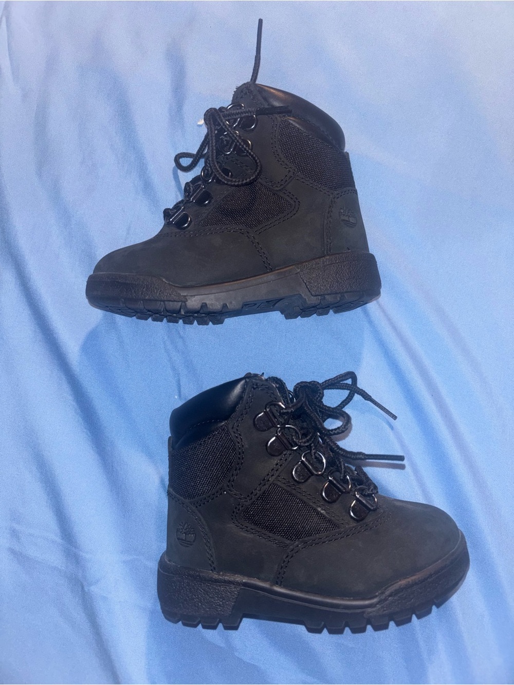 Timberland Kids Black Lace-Up Ankle Boots